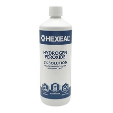 Hexeal Hydrogen Peroxide 3% 1L – Multi Use Cleaner, Disinfectant, Stain Remover