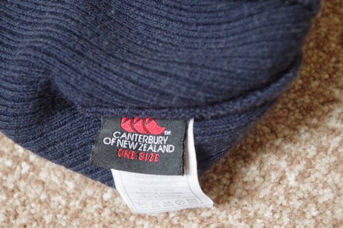 Cappello Berretto Rugby Blu Canterbury Scozia - Taglia Unica - Ottime Condizioni - Foto 3 di 4
