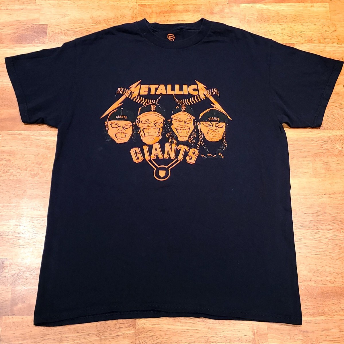 Metallica San Francisco Giants Tee Graphic Tee T-Shirt Size