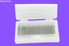 Diamond Burr Set 1mm - 30Pcs Needle Bits, 1/8" Shank for Rotary Tools