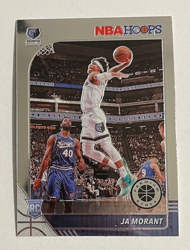 Ja Morant - 2019-20 Hoops Premium Stock Rookie #259 - Memphis Grizzlies - Foto 2 di 3