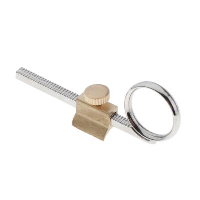 Trompetenschieber Fingerring mit Halter Trompetenteile Zubehör 75 mm Länge