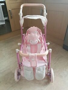 baby annabell double buggy