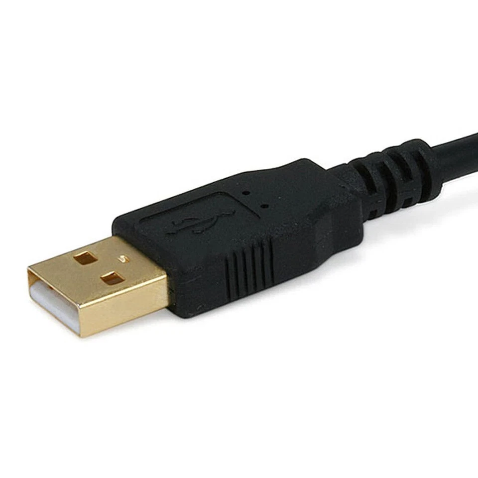 1.5FT USB Type A Male to B Male Printer Scanner Data Sync Cable Cord Gold Plated - Image 2 of 3