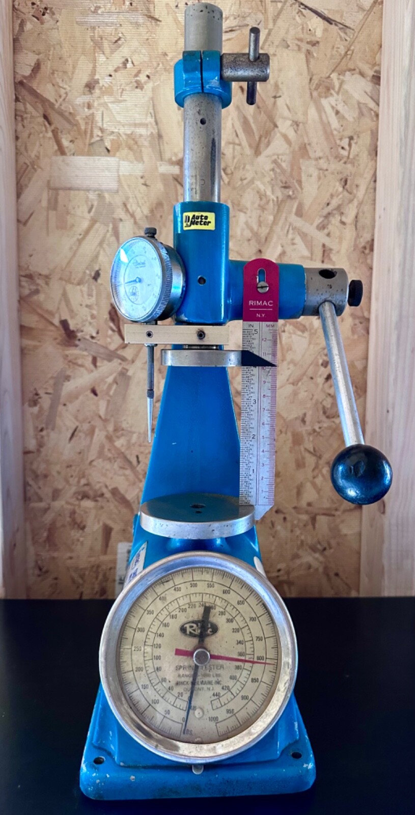 Vintage Rimac USA Valve Spring Tester 1000lbs eBay
