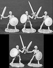 Reaper Dark Heaven Legends 06053 SKELETONS WITH SWORDS/SHIELDS 5 
