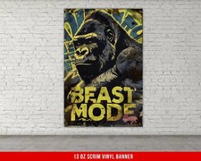 Fitness Motivation Banner - Inspirational Home Gym Wall Art