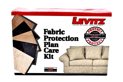 Levitz Fabric Protection Plan Care Kit Stain Guard 7 Years Protection