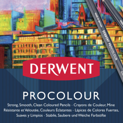 Derwent Procolour Farbstift | 72 Optionen | geringer zusätzlicher Versand