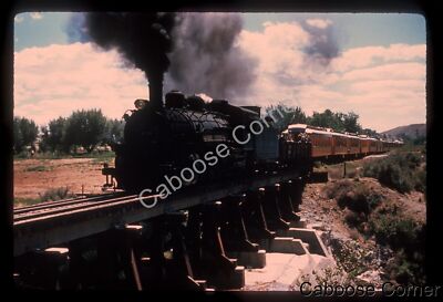D&RGW Eisenbahn #493 mit Ausflugszug 35mm Ektachrom Dia Al Chione C2-44