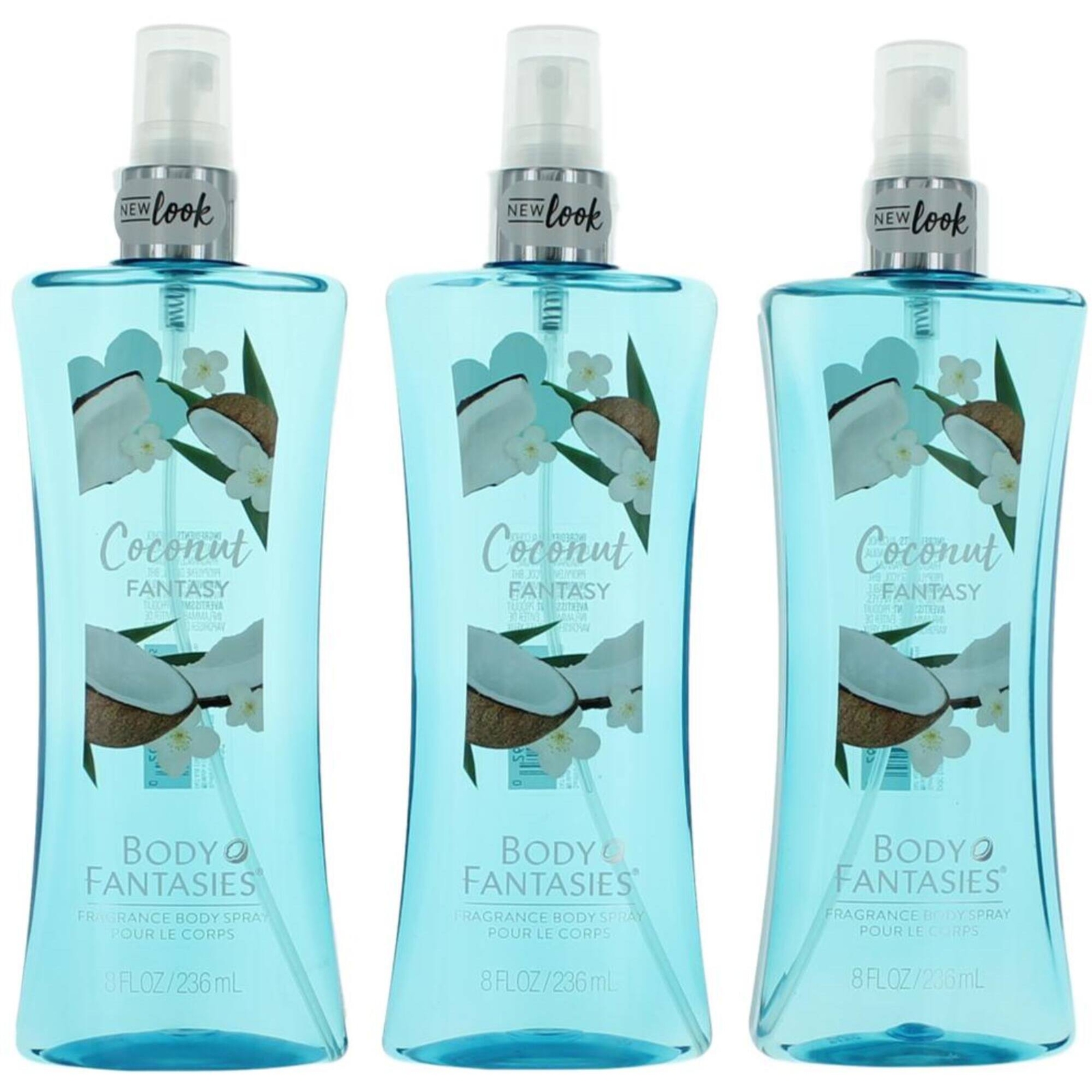 Coconut Fantasy Fragrance, 3 X 8 Oz