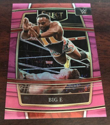 2022 Select WWE Big E Retail Pink Prizm 38/49 SSP Card Concourse