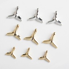 6pcs Mermaid Tail Charm,Fish Tail Pendant,Dolphin Tail Charm,Whale Tail Pendant