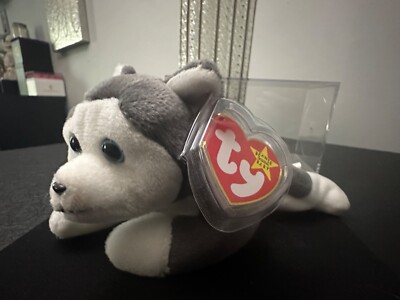 RARE - NANOOK - BEANIE BABY - Retired PE Pellets with Tag Errors (#4104)!