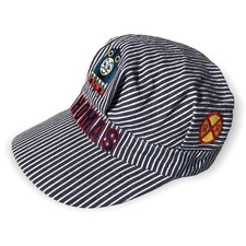 Thomas  Friends Striped Train Engineer/Conductor Hat Children's Kids Elastic