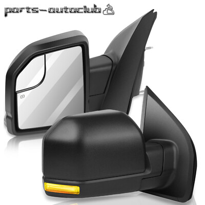 Towing Mirrors For 2019 Ford F150 Pickup Power Heated Turn Signal Sensor 8 Pin E - Foto 4