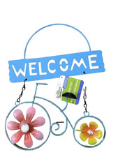 Garden Collection Indoor/Outdoor Metal "Welcome" Sign-Brand New-SHIP N 24 HOURS