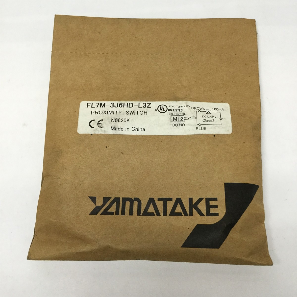 Yamatake FL7M-3J6HD-L3Z Cylindrical Proximity Sensor Switch, 3mm