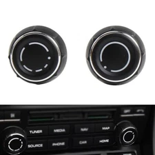 2PC High Durability Volume Control Knob Cover for PORSCHE CAYENNE & PANAMERA US