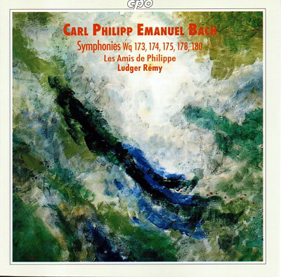 C. P. E Bach FIVE SINFONIAS Les Amis de Philippe Ludger Rémy (C3873)