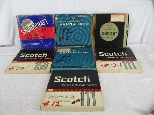 Kennedy Funeral Soundcratf Scotch RCA Sound Recording Tape Magnetic Vintage 7 - Picture 2 of 9