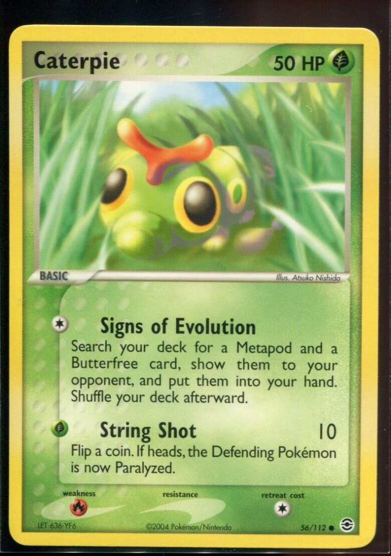 Caterpie - ex FireRed & LeafGreen 56/112 2004 NM Pokemon