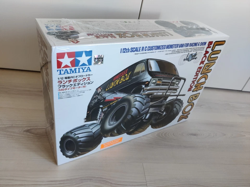 Tamiya Lunch Box Black Edition inkl. elekt. Fahregler Neu in OPV - Bild 4 von 4