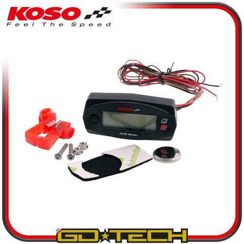 CONTAGIRI DIGITALE KOSO MINI 4 MOTO SCOOTER KART STRUMENTAZIONE UNIVERSALE 12V - Foto 2 di 3