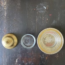 Kaviarschale Butter Metall Glas gebraucht