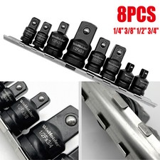 8 Piece Impact Socket Adaptor Set 1/4" 1/2" 3/8"3/4" Step Up/Down Reducer F to M
