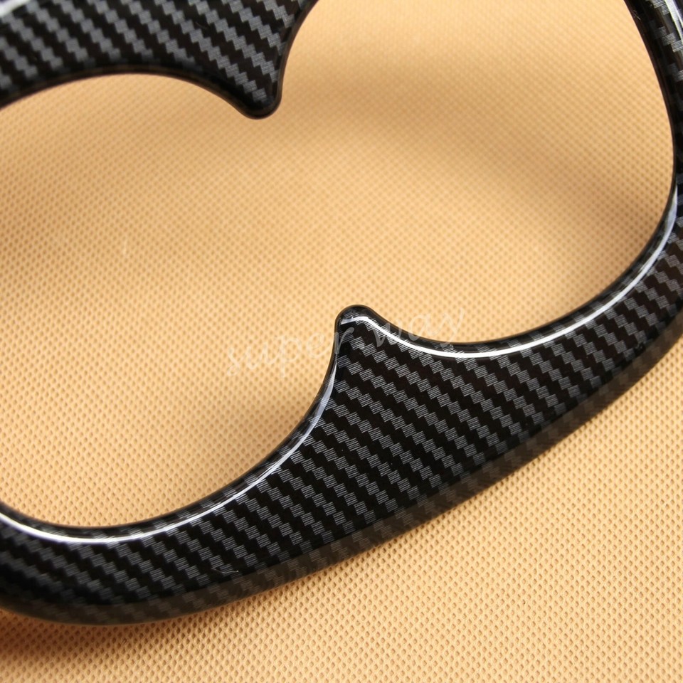 For Mitsubishi Eclipse Cross 2018+ Carbon Fiber Rear Seat Cup Holder