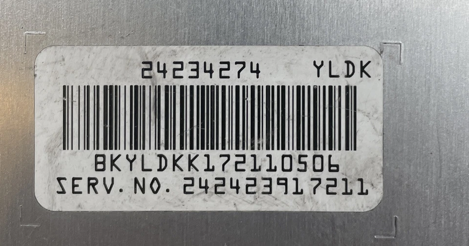Unidad de control de transmisión Chevrolet Impala-Malibu-Silverado 2006-2011 24242391 Foto 3 de 4