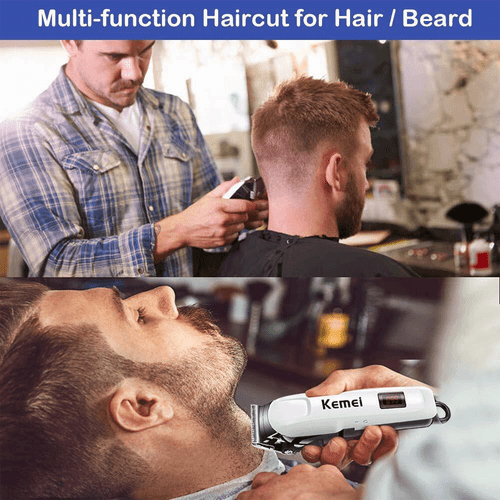 Kits de recortadora de pelo profesional Kemei-232 hoja en T máquina de corte para hombre - Imagen 9 de 13