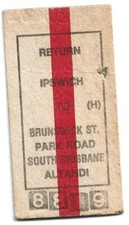 Red Stripe Return Ipswich to Altandi  No 8859 Front & Back shown