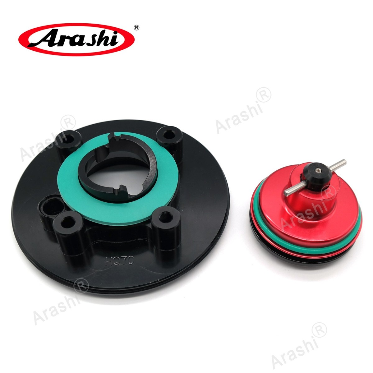 【新品タグ付きSサイズ】andwang Kirakira zip up Red Keyless Fuel Tank Cap For Kawasaki Ninja ZX6R 2019