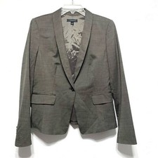 Ann Taylor Wool Blend Blazer size 6 Button Up Work Career Long Sleeves