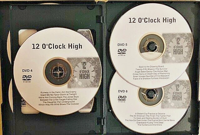 12 O'Clock High Collection-TV Show-SEALED CASE-78 shows-Rare Bonus Flying G-Men - image 3 of 4