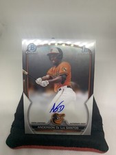 2023 Bowman Chrome Anderson De Los Santos 1st Bowman Auto CPA-ADS Orioles D1