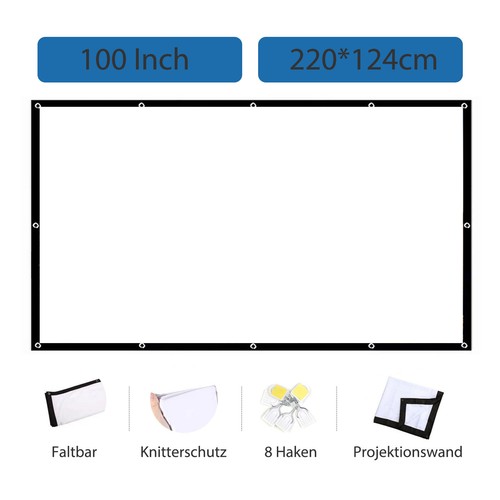 8K Beamer Full HD 1080P LED Projektor Heimkino wifi 5G HDMI Multimediaplayer DHL - Bild 22 von 24