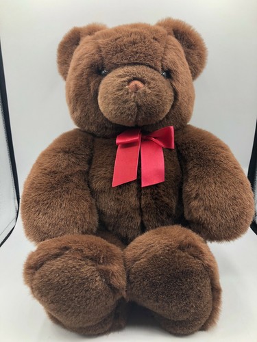 big teddy bear red