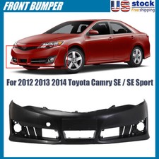Front Bumper Cover For 2012 2013 2014 Toyota Camry Se Se Sport