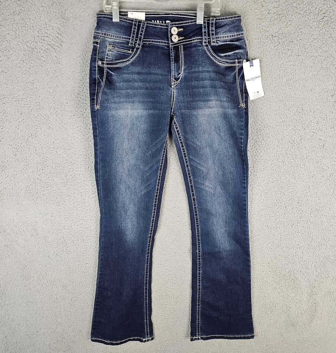 New WallFlower The Luscious Curvy Fit Bootcut Jeans Women's 7/28