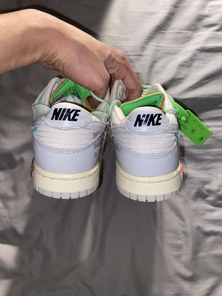 Size 8.5 - Nike Off-White x Dunk Low Lot 07 of 50 | eBay