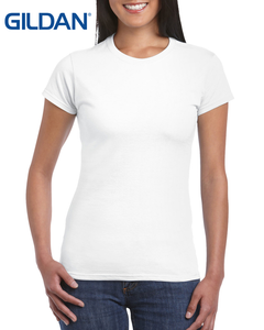 Gildan White Softstyle Women's Blank T 