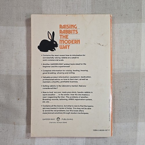 Raising Poultry & Raising Rabbits the Modern Way 1975 Paperback Book Lot - Picture 12 of 14