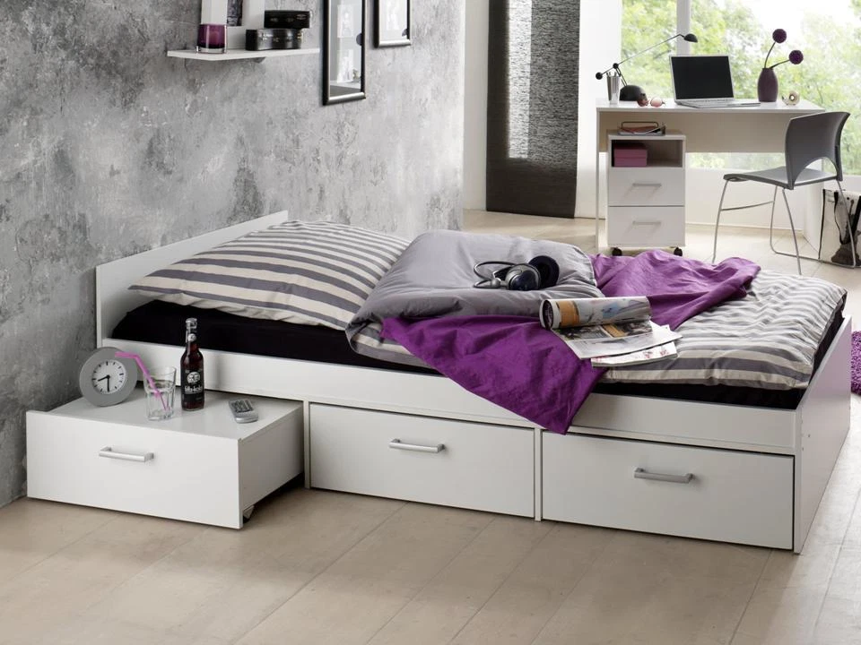 Jugendzimmer komplett Schreibtisch Bett Kinderzimmer Jugendbett  Komplettzimmer - Bild 3 von 4