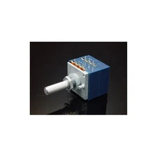 Japan ALPS RK27 VOLUME Pot Stereo audio taper potentiometer Dual 100K ROUND