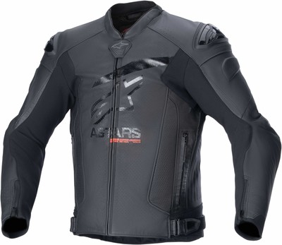 Alpinestars GP Plus R V4 Airflow Lederjacke - Schwarz/Schwarz