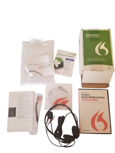 new Nuance Dragon Naturally Speaking Version 13 Premium Edition cd dvd