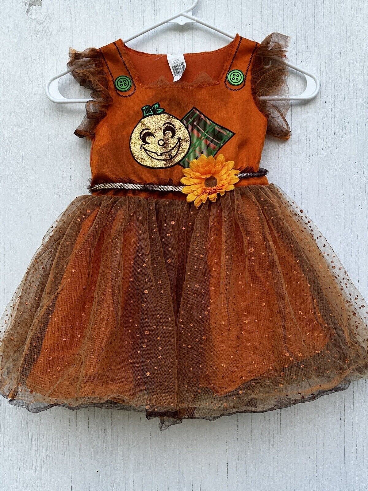Pumpkin Tutú Costume Girls Dress Tutú Ornge Size … - image 2